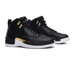 Authentic Air Jordan 12 Retro Midnight Black GS