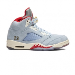 Authentic Trophy Room X Air Jordan 5 Retro Ice Blue