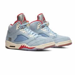 Authentic Trophy Room X Air Jordan 5 Retro Ice Blue