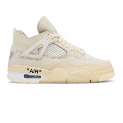 Authentic Air Jordan 4 Retro Off-White Sail