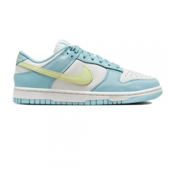 Authentic Nike Dunk Low Ocean Bliss Citron Tint GS