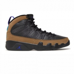 Authentic Air Jordan 9 Olive Concord Blue