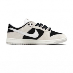 Authentic Nike Dunk Low Retro SE Black White Panda Customized GS