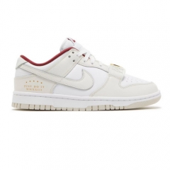 Authentic Nike Dunk Low SE Just Do It White Phantom