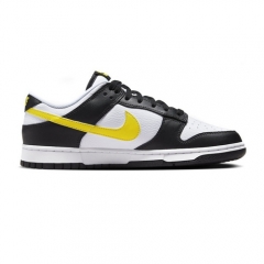 Authentic Nike Dunk Low Yellow Panda White Black Yellow