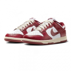 Authentic Nike Dunk Low PRM Team Red GS