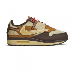 Authentic Nike Air Max 1 Travis Scott Cactus Jack Baroque Brown