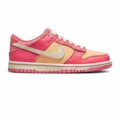 Authentic Nike Dunk Low Strawberry Peach Cream GS