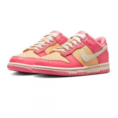 Authentic Nike Dunk Low Strawberry Peach Cream GS