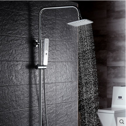 GuoJiangLong F009 Shower Faucet with Rain Shower Head Hand Shower Slide Bar Lower Outlet of the Shower Faucet