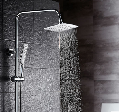 Guojianglong F010 Thermostatic Shower Faucet with Rain Shower Head Hand Shower Slide Bar 3 Function
