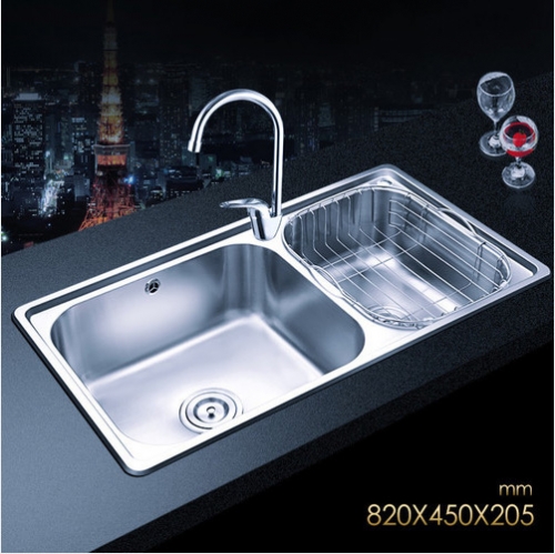 Jomoo Zh06120a Combo Double Bowl Kitchen Sink Undermount Stainless