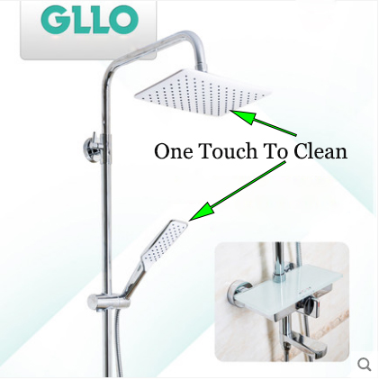 GLLO Shower Faucet GL-T39DH Best Shower Head Pressure Balanced Shower Faucets With Rain Shower Heads Shower Head With Hose Bathtub Spout