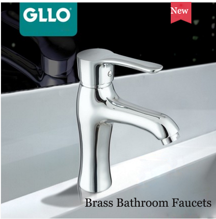 GLLO Bathroom Faucets GL-T3293 Polished Chrome Cheap Bathroom Faucets Single Hole Brass Bathroom Faucets
