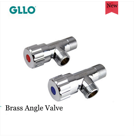 GLLO Angle Valve GL-3310 Brass Angle Valve Of Kitchen Sinks Universal G1/2" Thread Triangle Valve For Bathroom Vanity Sinks Modern Toilets