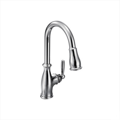 Moen Kitchen Faucets GNMCL7185 Moen Antique Brass Kitchen Faucet No Fingerprint Pull Out Kitchen Taps With 2 Spray