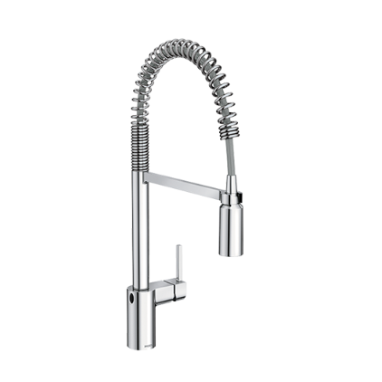 Moen Kitchen Faucets 5923 Bridge Faucet Spot Resist Pull Down Kitchen Faucet With 2 Spray