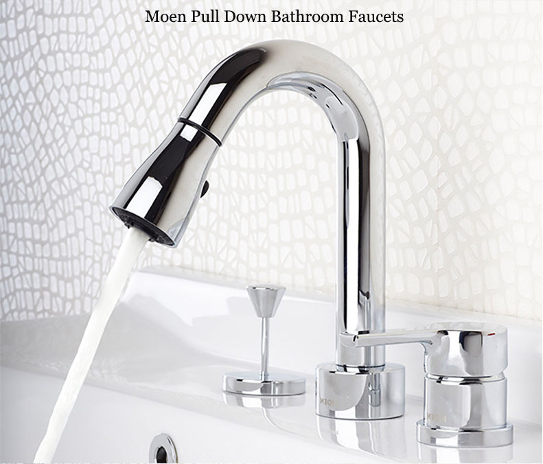 Bathroom Sink Faucet with Water Fountain & Pull Out Sprayer – NMC Decor