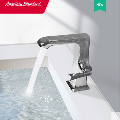 American Standard Bathroom Faucets FFAS1601 High Side Handle Single Hole Bathroom Faucet With Original Drain
