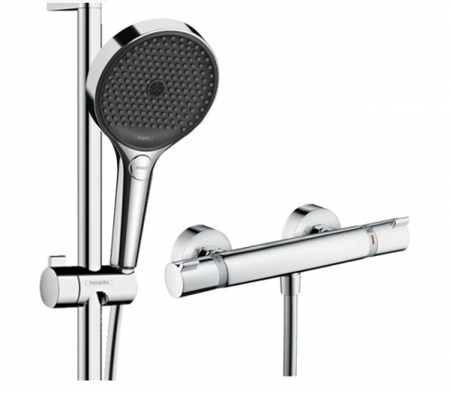 Hansgrohe Shower Heads 15368 & 268650 Thermostatic Rainfinity Hand Held Shower Heads 130 cm 3 Spray