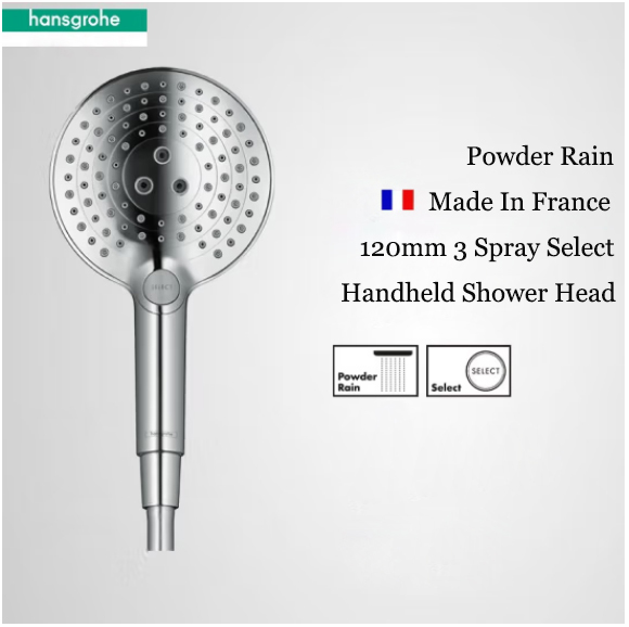 Hansgrohe Hand Held Shower Heads 260140 Powder Rain 120 mm 3 Spray High