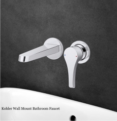 Kohler Bathroom Faucets 26048T Beam Single Handle Wall Mount Bathroom Faucet