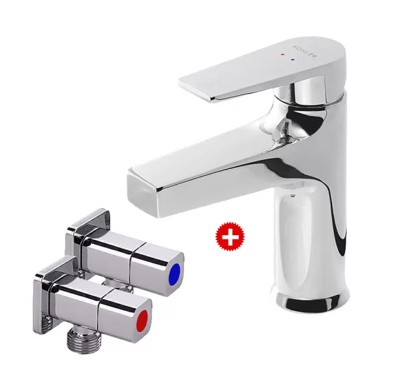 Kohler Bathroom Sink Faucets 74013T Black Taut Single Hole Bathroom Faucet