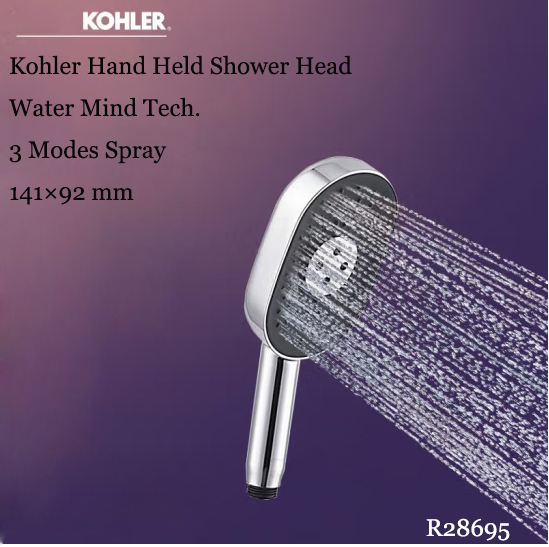 Kohler Hand Held Shower Heads R28694T Black High Pressure Shower Heads ...