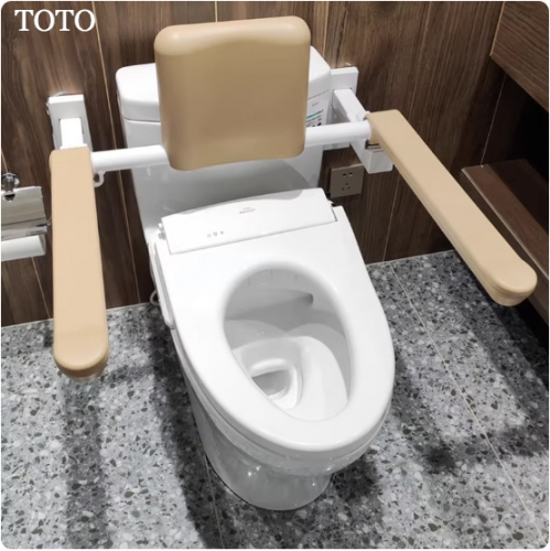 TOTO Toilet Seat Riser GEWC771R Wall Mounted Toilet Seat Handicap Seat Riser For Toilet Seat Elevator With Arms