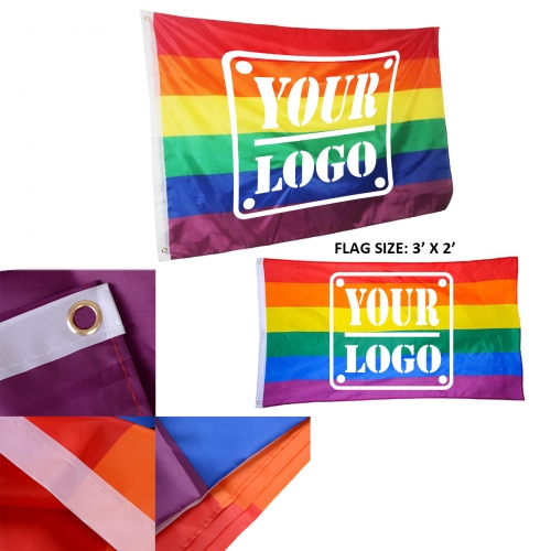 2' x 3' Rainbow Flag