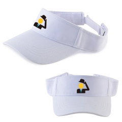 White Golf Hat Visor