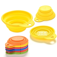 100% Silicone Foldable Pets Bowls