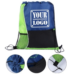 Two-Tone Drawstring Sports Bag