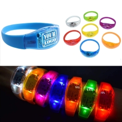 Silicone Sound LED Flashing Bracelets