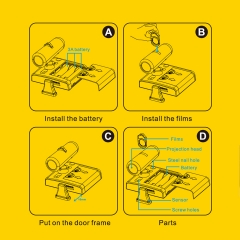 Welcome Door Light Projector