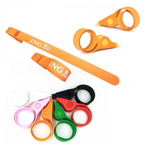 Whistle Silicone Slap Bracelet