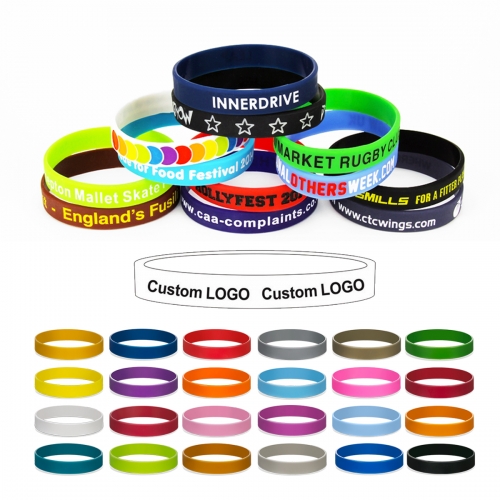 Youth Silicone Bracelet w/ Debossed logo