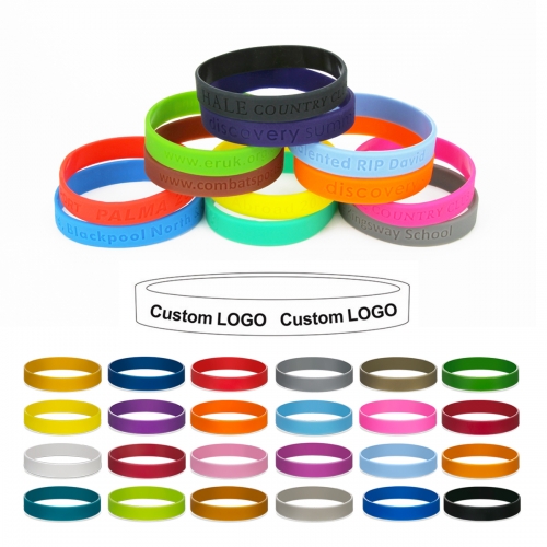 Debossed Silicone Bracelet