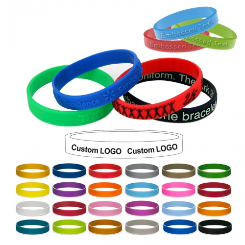 Embossed Youth Silicone Bracelet