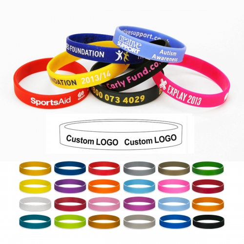 7 Inch Youth Silicone Bracelet