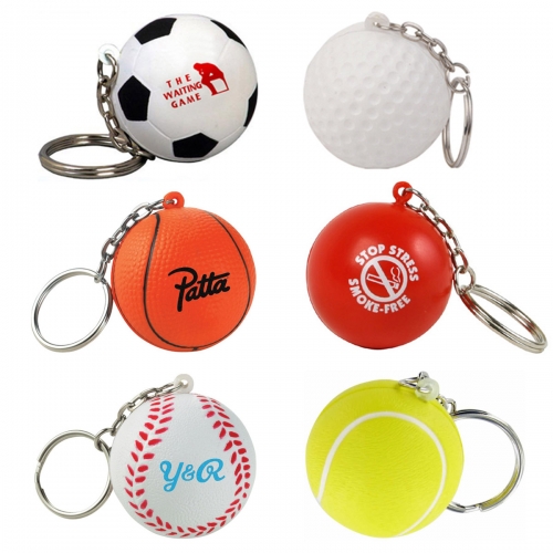 Custom Keychain Ball Stress Reliever