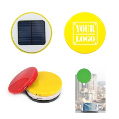 2600 mAh Round Window Cling Solar Charger