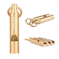 Brass Survival Whistle