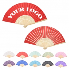 Custom Fabric Folding Fan