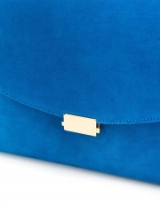 custom design suede envelope clutch bag