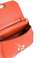 fashion wholesale custom grain leather handbags for female