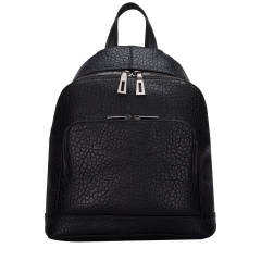 Elephant grain effect pebbled leather backpack