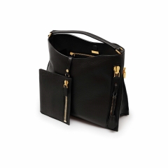 Grain leather handbag tote bag shoulder bag