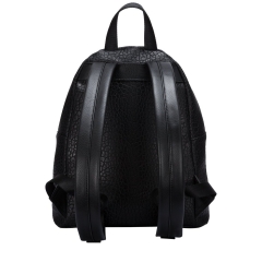 Elephant grain effect pebbled leather backpack