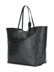 Soft premium calf leather tote bag handbag